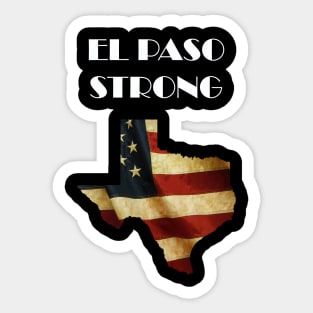 El PASO Strong Vintage Sticker